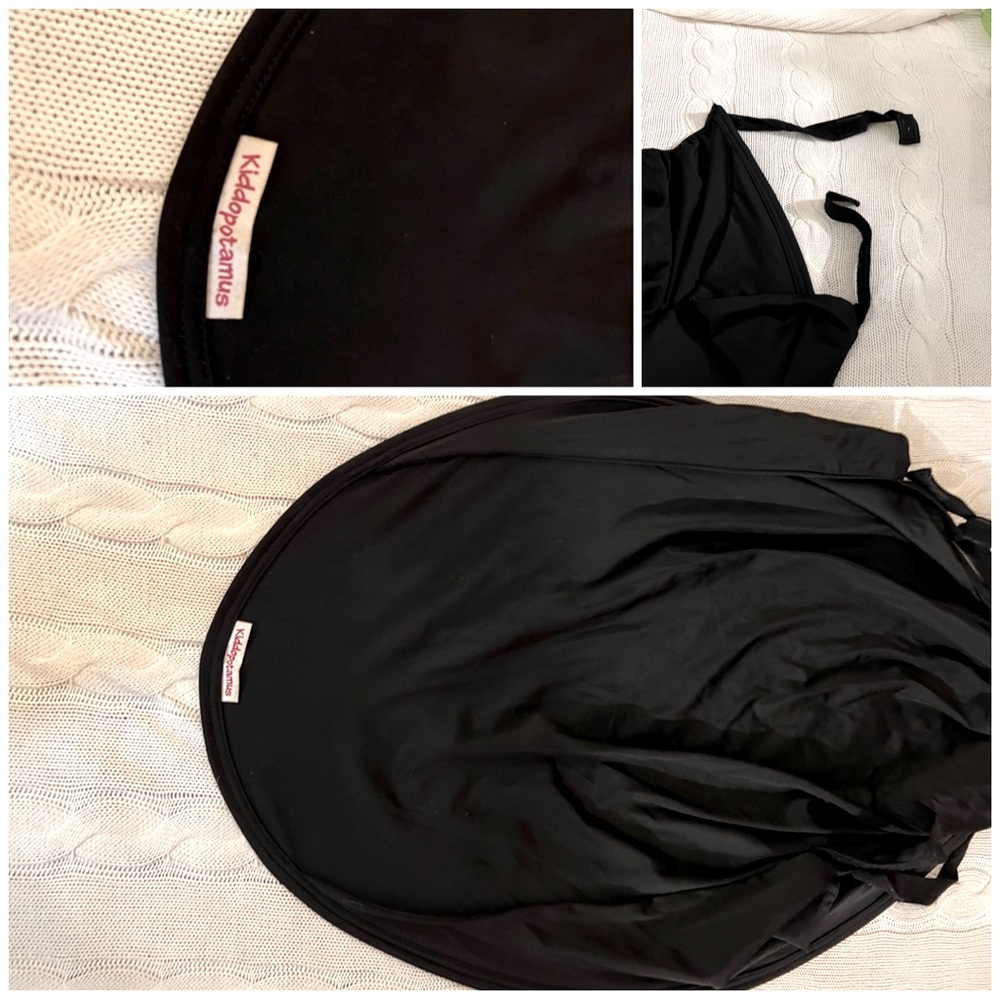 Kiddopotamus stroller shade in soft material.